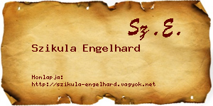 Szikula Engelhard névjegykártya